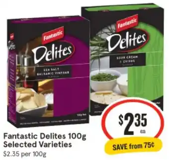 IGA Fantastic Delites 100g offer