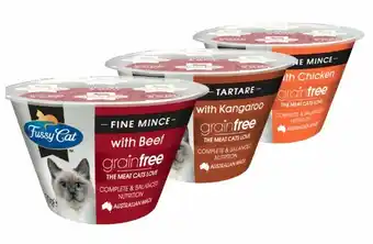 Fussy Cat Grain Free Cat Food 70g offer at Coles