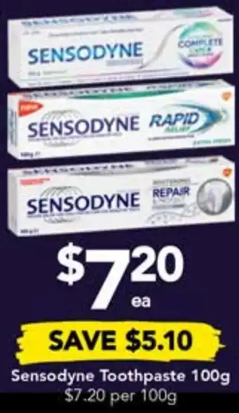 Drakes Sensodyne Toothpaste 100g offer