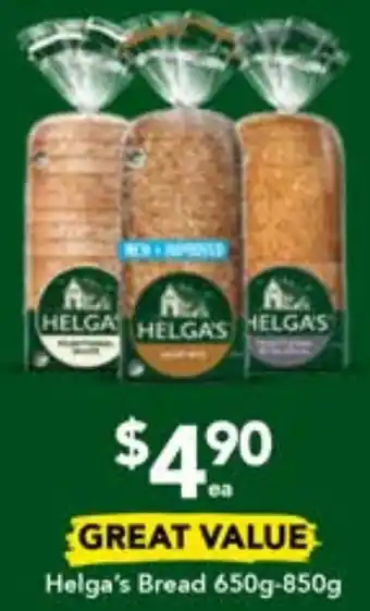 Drakes Helga's Bread 650g-850g offer