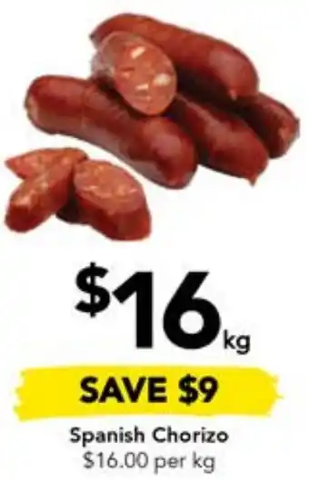 Drakes Spanish Chorizo offer