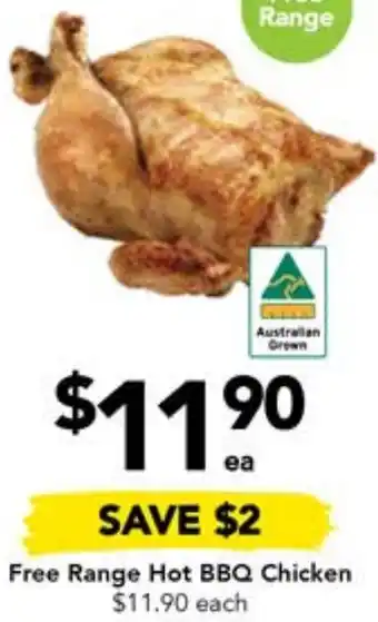 Drakes Free Range Hot BBQ Chicken offer