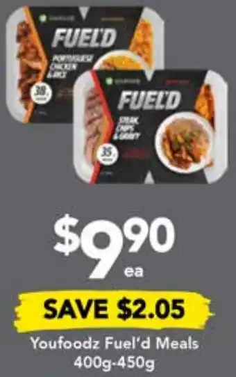 Drakes Youfoodz Fuel'd Meals 400g-450g offer