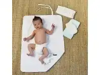 Baby Bunting Living Textiles Elephant Travel Change Pad Liner Aqua offer