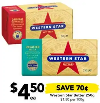 Drakes Western Star Butter 250g offer