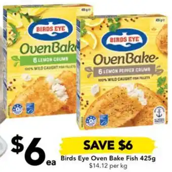 Drakes Birds Eye Oven Bake Fish 425g offer
