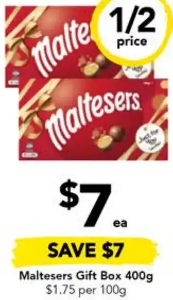 Drakes Maltesers Gift Box 400g offer