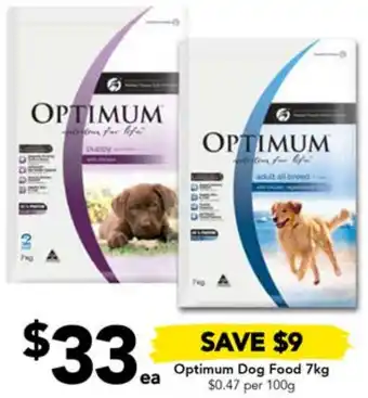 Drakes Optimum Dog Food 7kg offer