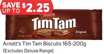 Foodland Arnott's Tim Tam Biscuits 165-200g offer