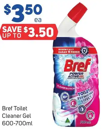Foodland Bref Toilet Cleaner Gel 600-700ml offer