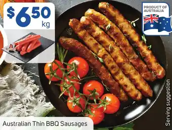 Foodland Australian Thin BBQ Sausages offer