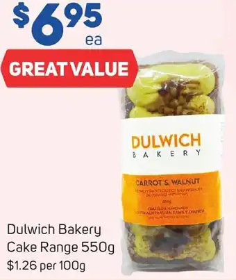 Foodland Dulwich Bakery Cake Range 550g offer