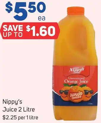 Foodland Nippy's Juice 2 Litre offer