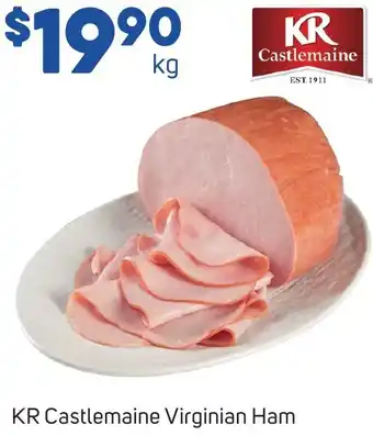 Foodland KR Castlemaine Virginian Ham offer