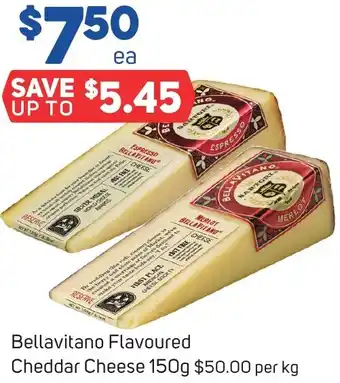 Foodland Bellavitano Flavoured Cheddar Cheese 150g offer