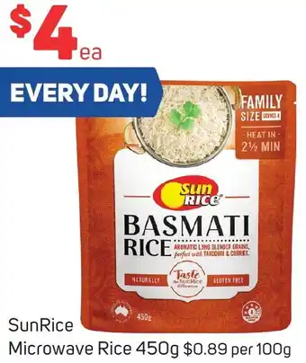 Foodland SunRice Microwave Rice 450g offer