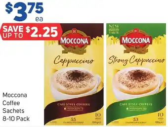 Foodland Moccona Coffee Sachets 8-10 Pack offer