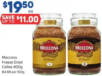 Foodland Moccona Freeze Dried Coffee 400g offer