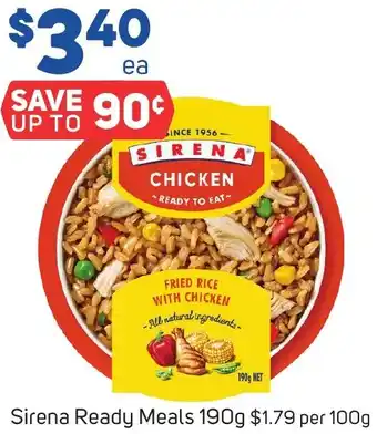 Sirena Ready Meals 190g
