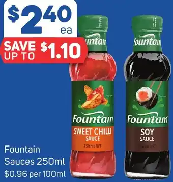 Foodland Fountain Sauces 250ml offer
