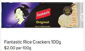 Foodland Fantastic Rice Crackers 100g offer