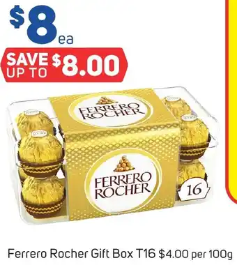 Foodland Ferrero Rocher Gift Box T16 offer