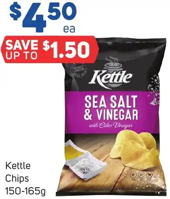 Foodland Kettle Chips 150-165g offer