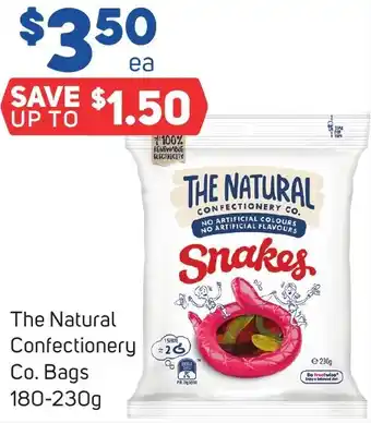 Foodland The Natural Confectionery Co. Bags 180-230g offer