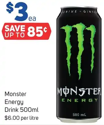 Foodland Monster Energy Drink 500ml offer