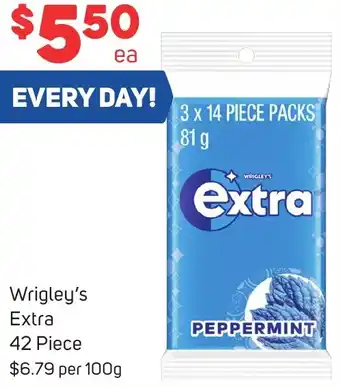 Foodland Wrigley's Extra 42 Piece offer