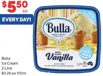 Foodland Bulla Ice Cream 2 Litre offer