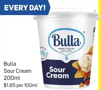 Foodland Bulla Sour Cream 200ml offer
