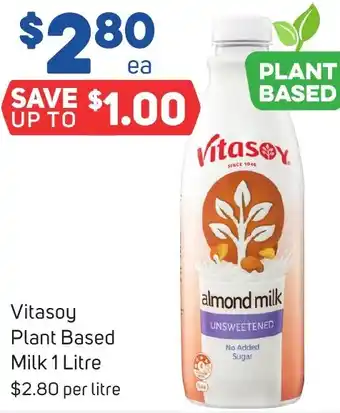 Foodland Vitasoy Plant Based Milk 1 Litre offer