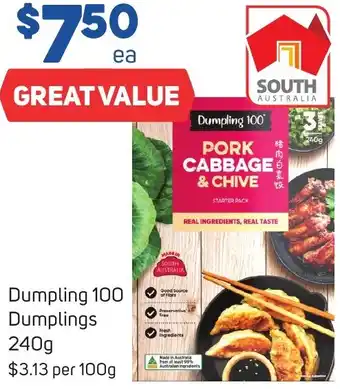 Foodland Dumpling 100 Dumplings 240g offer