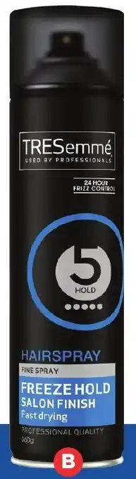 Foodland TRESemmé Hair Spray 360g offer