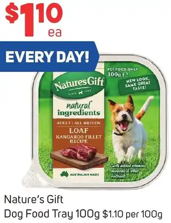 Foodland Nature's Gift Dog Food Tray 100g offer