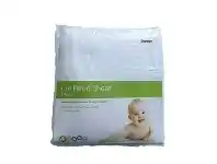 Baby Bunting 4Baby Jersey Cot Fitted Sheet White 2 Pack offer
