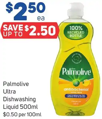 Foodland Palmolive Ultra Dishwashing Liquid 500ml offer