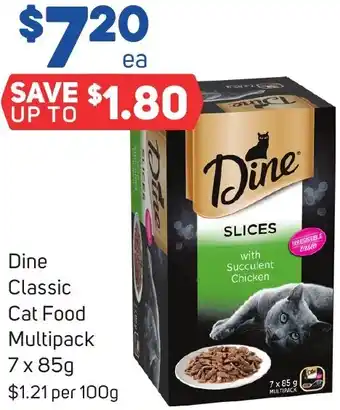 Foodland Dine Classic Cat Food Multipack 7 x 85g offer
