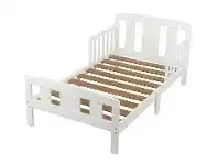 Childcare Hudson Toddler Bed White