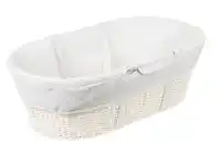 Baby Bunting Childcare Moses Basket White offer