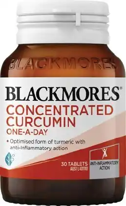 Pharmacist Advice Blackmores Concentrated Curcumin One-A-Day 30 Tablets offer