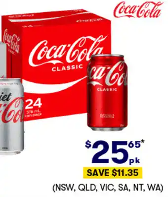 BIG W Coca-Cola CLASSIC offer