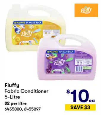 BIG W Fluffy Fabric Conditioner 5-Litre offer