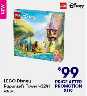 BIG W LEGO Disney Rapunzel's Tower offer