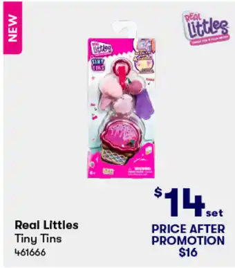 BIG W Real Littles Tiny Tins offer