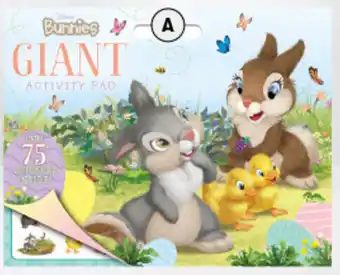 BIG W A. Disney Bunnies Giant Activity Pad offer