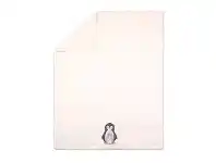 4Baby Fleece Blanket Penguin Applique
