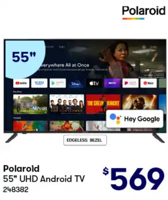 BIG W Polaroid 55" UHD Android TV offer