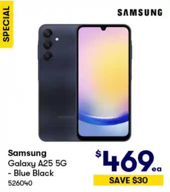 BIG W Samsung Galaxy A25 5G - Blue Black offer